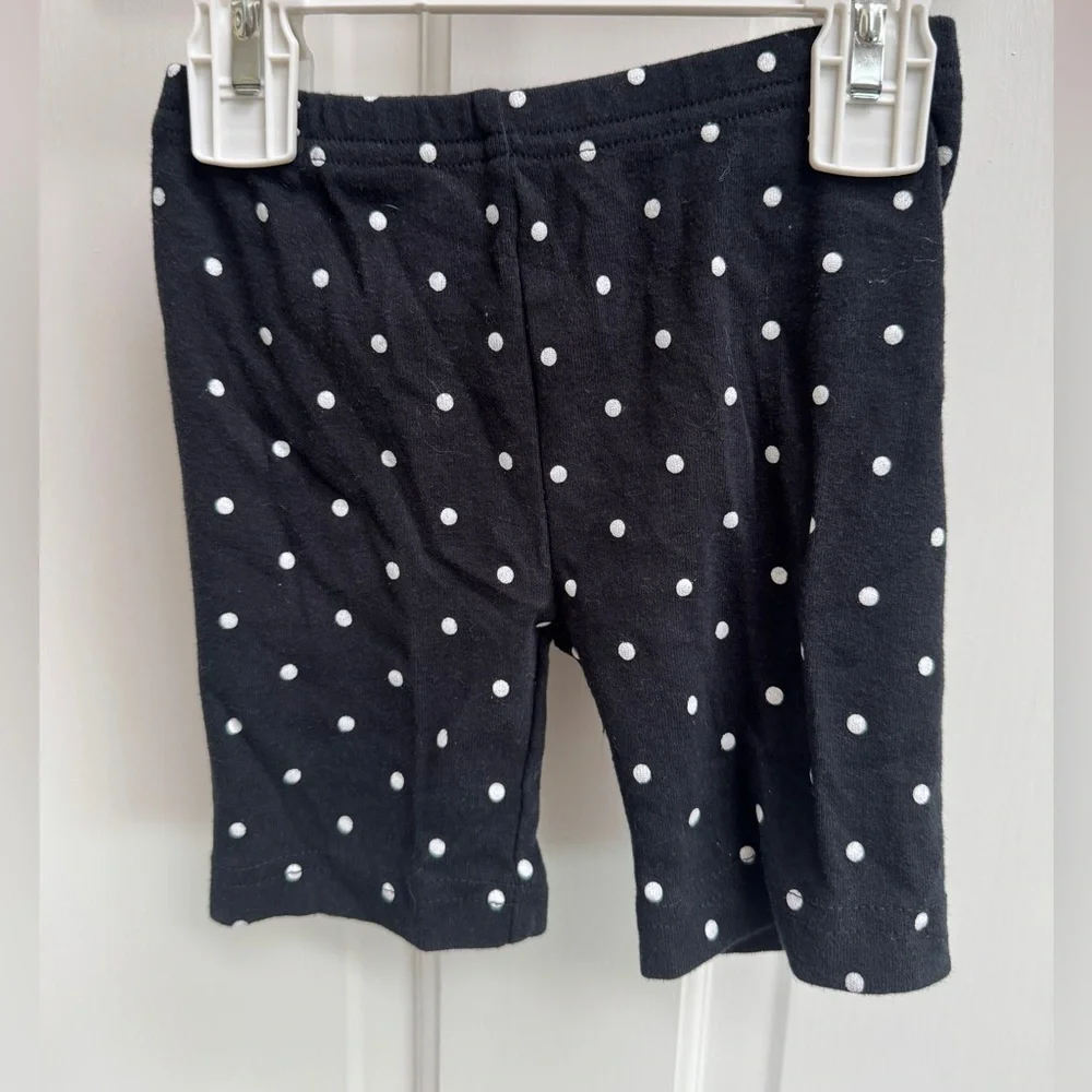 Simple Joys by Carter’s 24M Girls Black & White Polka Dot Pajama Shorts